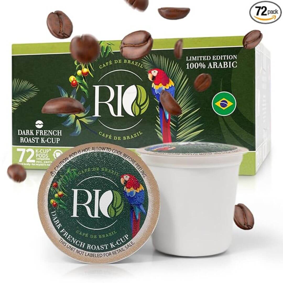 K-Cup Coffee Pods - 72 Count, Dark Roast Coffee with Dark Chocolate and Roasted Nuts Flavor, Compatible with K-Cup Brewers